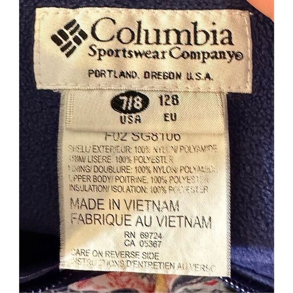 Vintage Columbia Tectonite Ski/Snow Bibs Snow Pants Youth 7/8 Kids - Picture 4 of 8